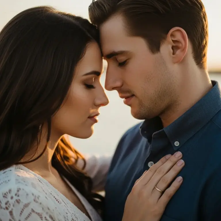 A happy couple committed to their relationship